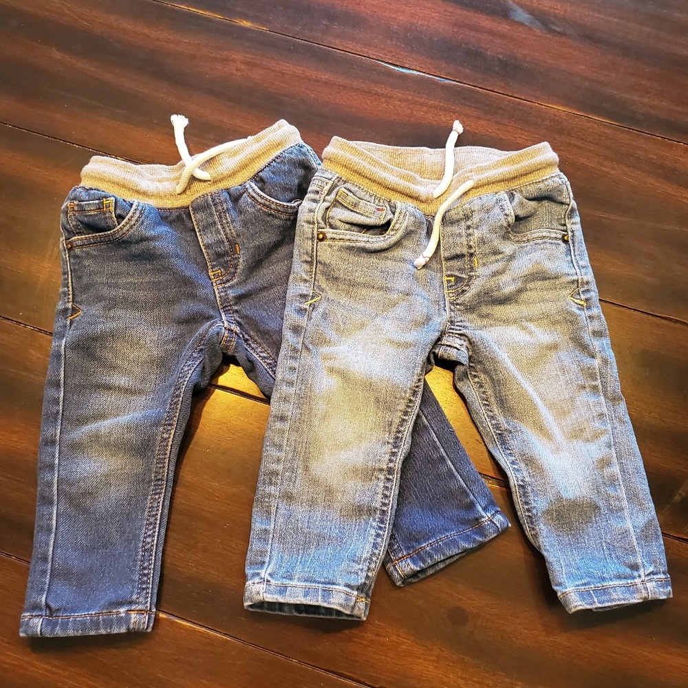 Cat and Jack skinny jeans size 12months